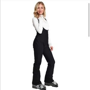 Hermans Womens Softshell Black Bib-SnowPants S